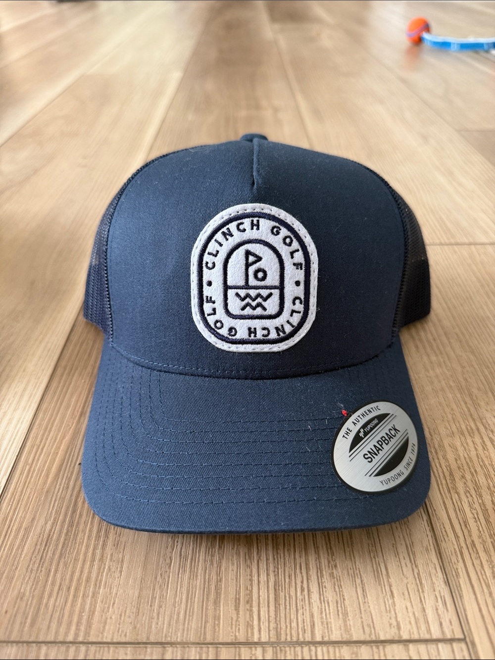 Clinch Golf Men's Navy Snapback Hat - Brand New